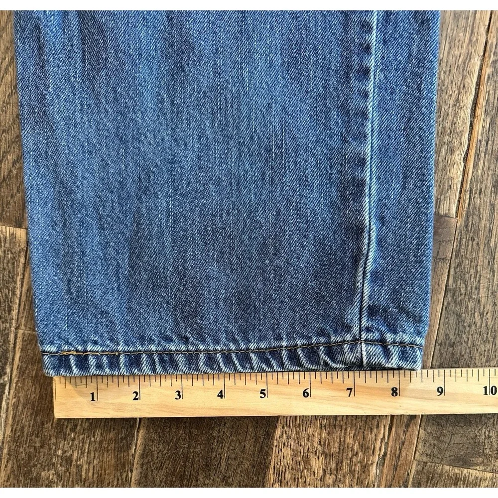 Levis Jeans 550 Relaxed Fit Blue Medium Wash Mens Size 38x32 High Rise - Picture 3 of 10